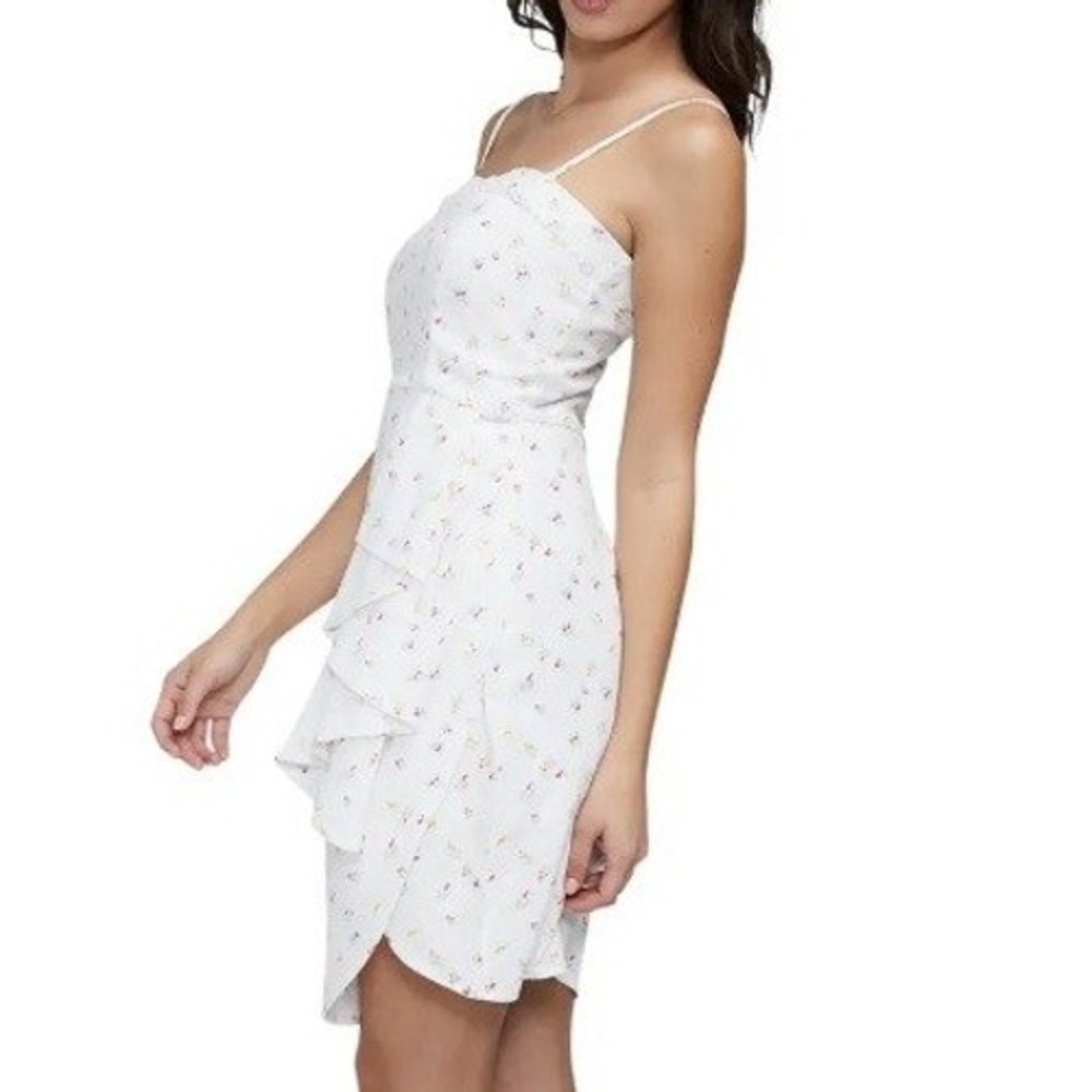 NEW Wildfox Valetta‎ Drape Dress White Floral Daisy Small